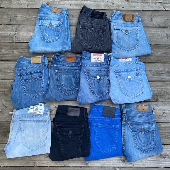 LOT OF 11 True Religion Jeans Size 30 - Picture 1 of 3